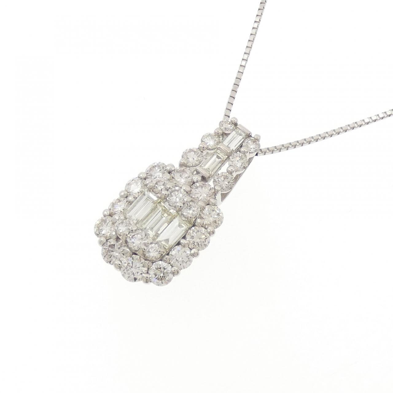 PT900/PT850 ダイヤモンド ネックレス 1.30CT