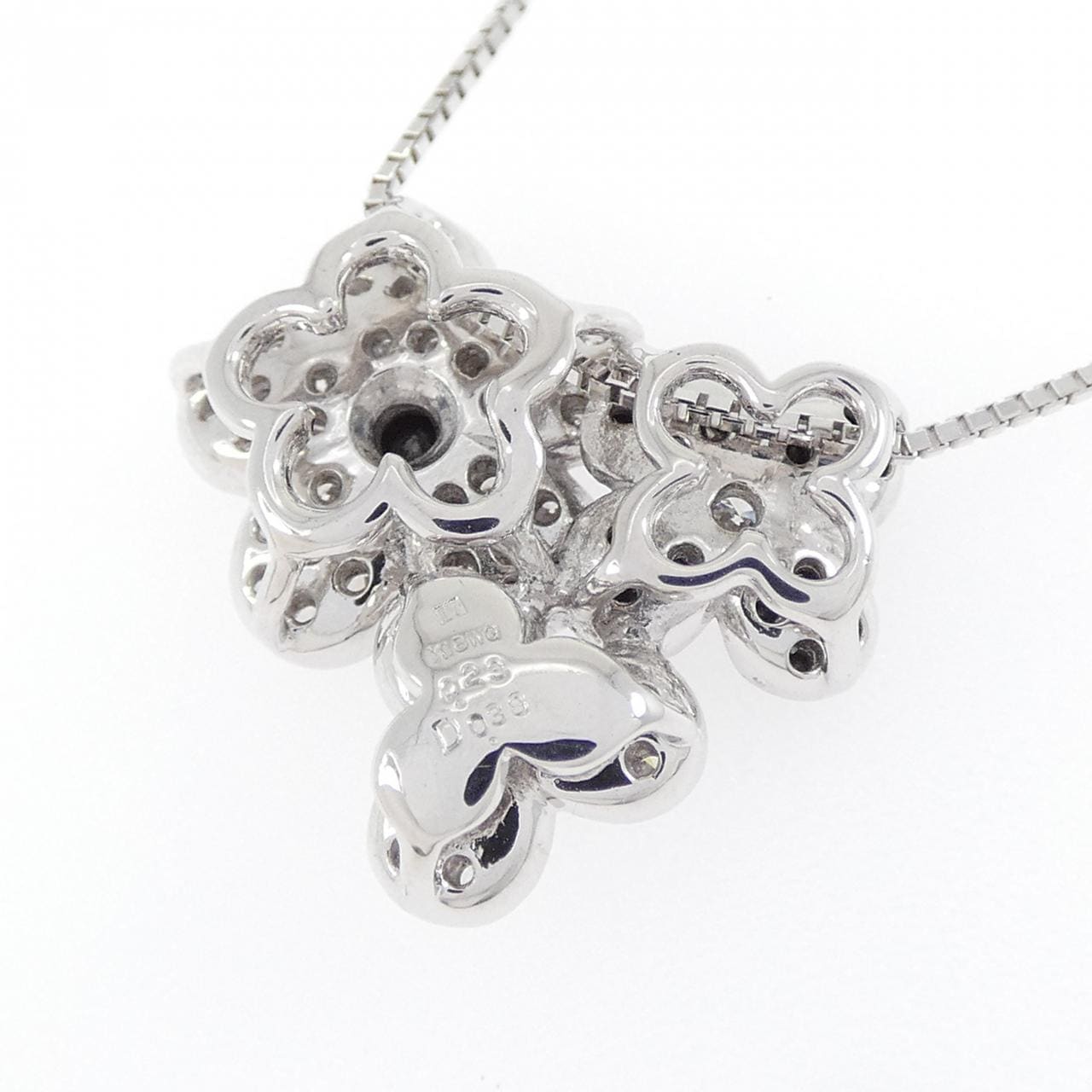 ポンテヴェキオ ビアンコ エ ネロ ネックレス 0.23CT