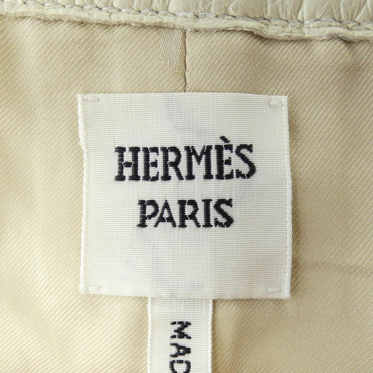 エルメス HERMES クルードセル レザーミニスカート キルティングディティール 4H1300D2 スカート