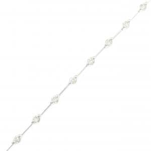 K18WG ダイヤモンド ブレスレット 1.00CT