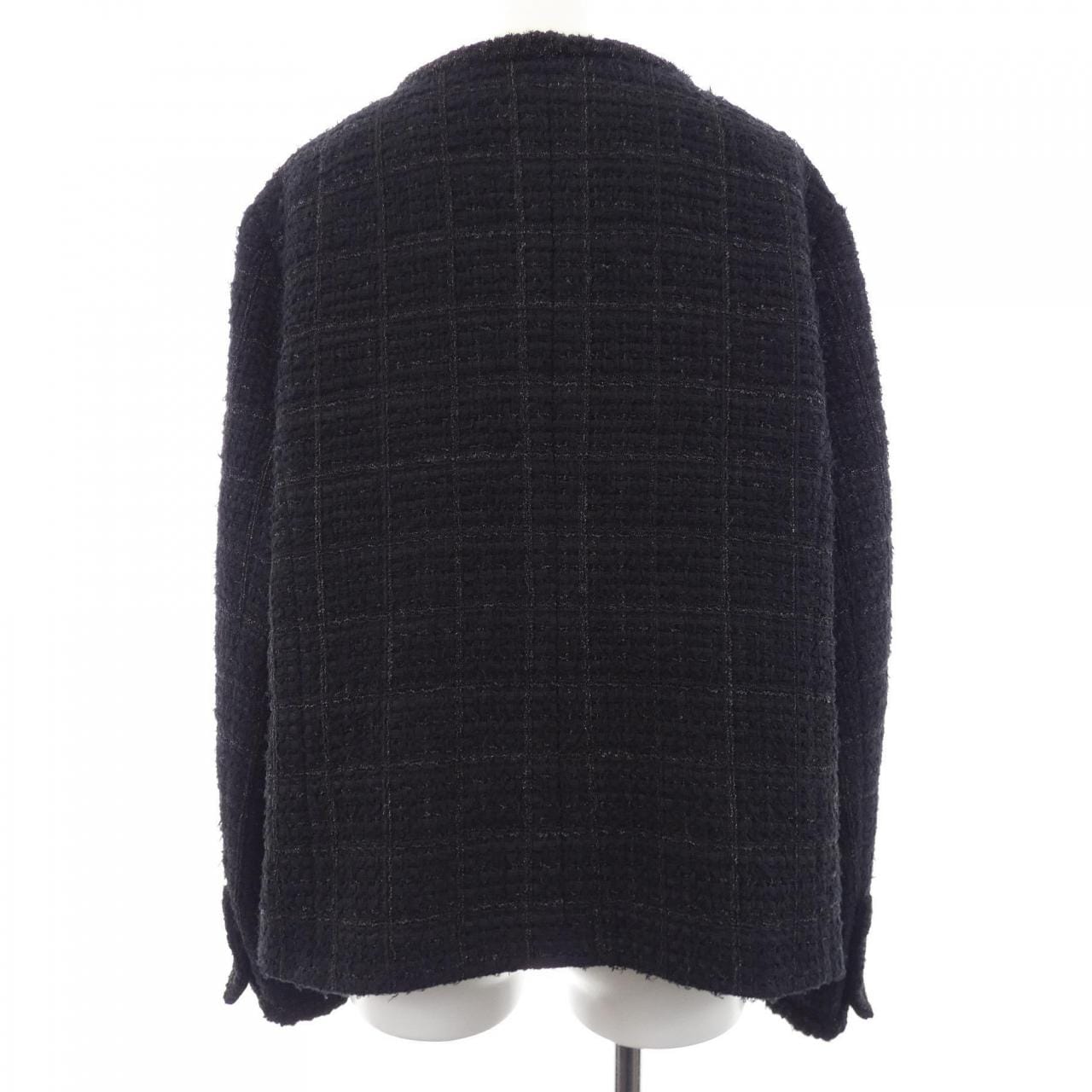 シャネル CHANEL LOOK56 P80445V72486 25B ノーカラージャケット