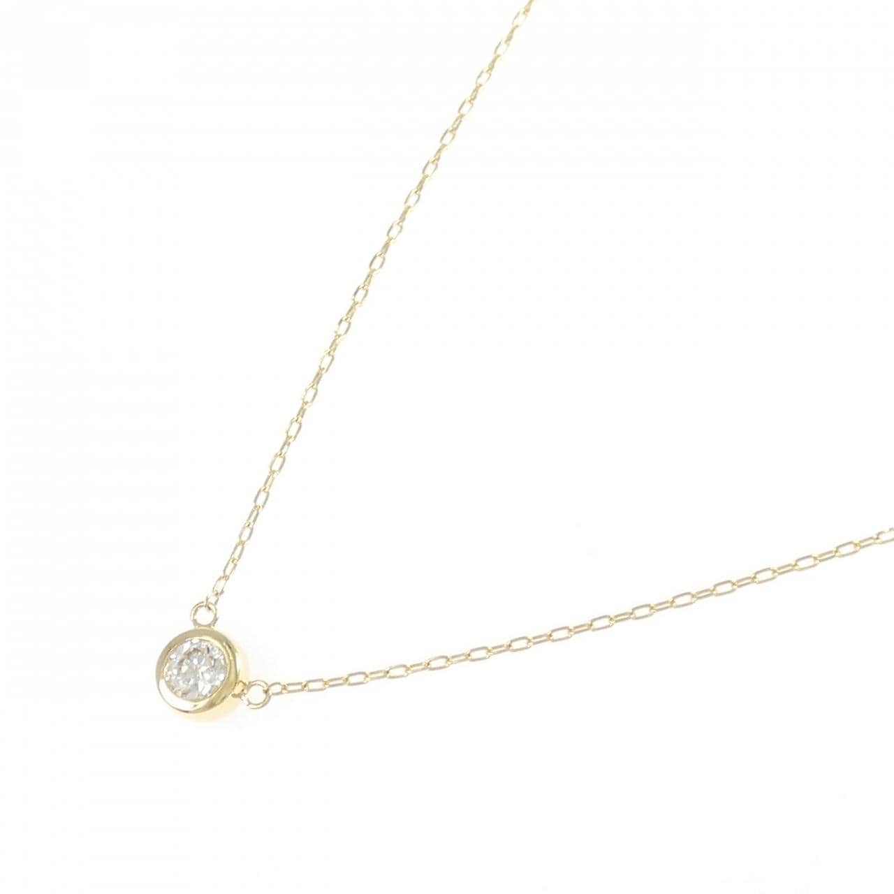 K18YG ダイヤモンド ネックレス 0.30CT
