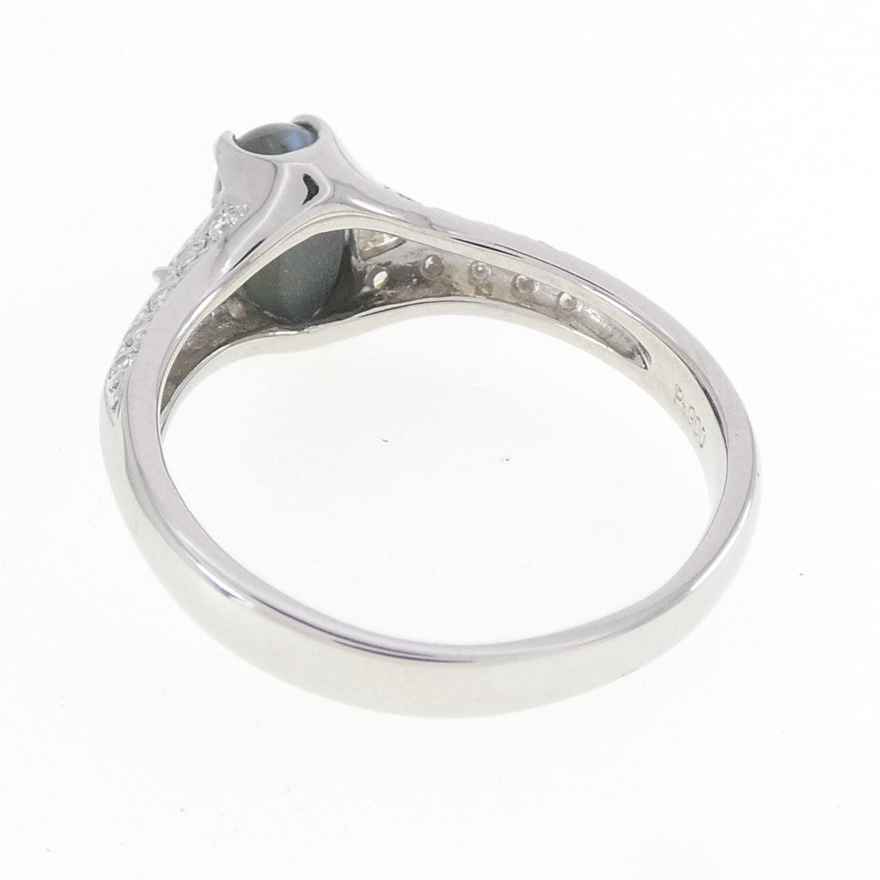 PT900 アレキサンドライトキャッツアイ リング 1.714CT