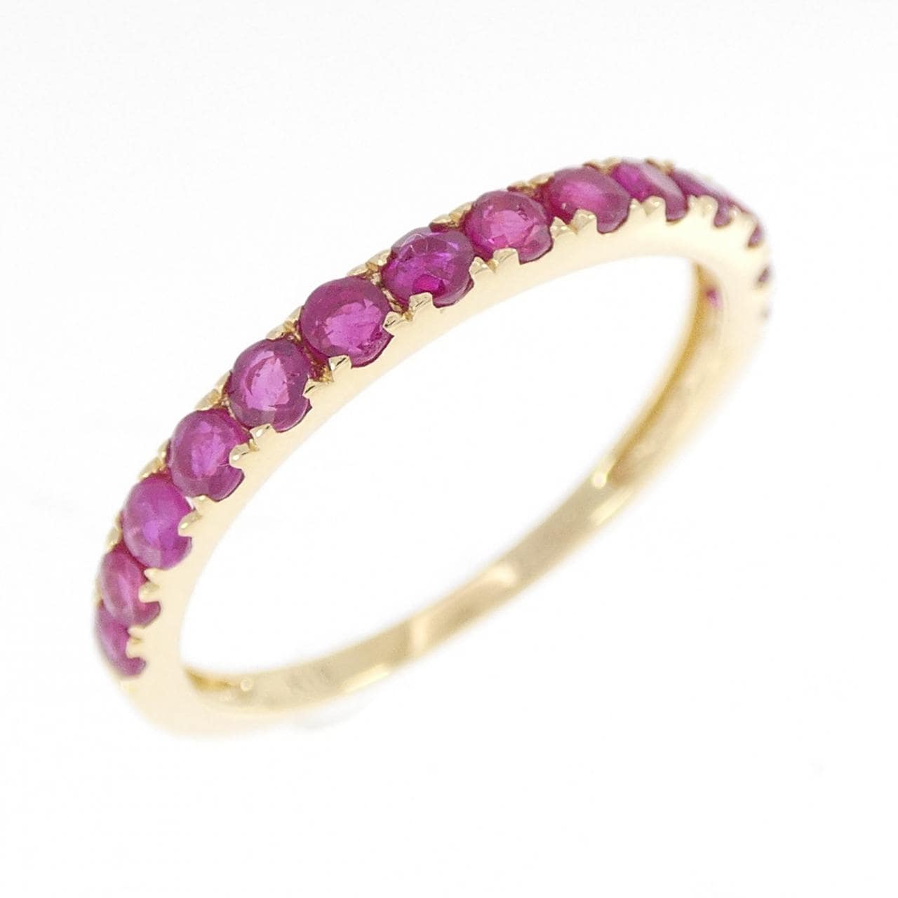 K18YG ルビー リング 0.68CT