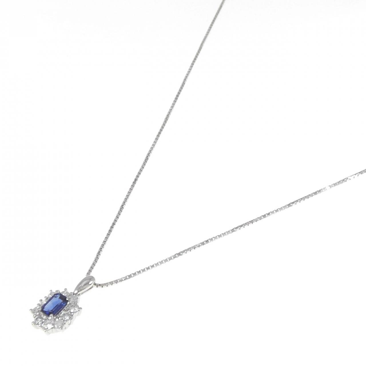 PT Sapphire Necklace 0.69CT