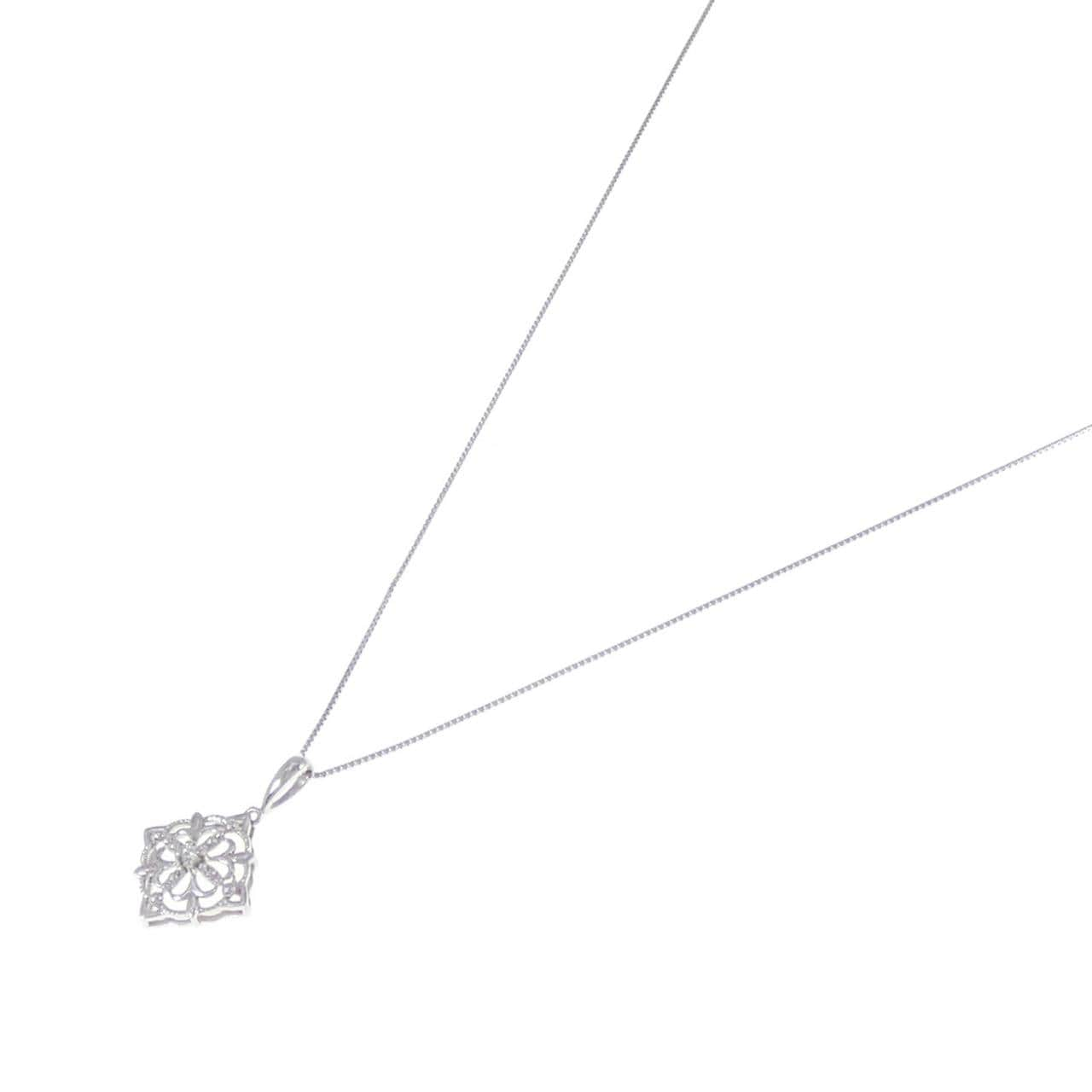 PT999/PT Diamond Necklace 0.01CT