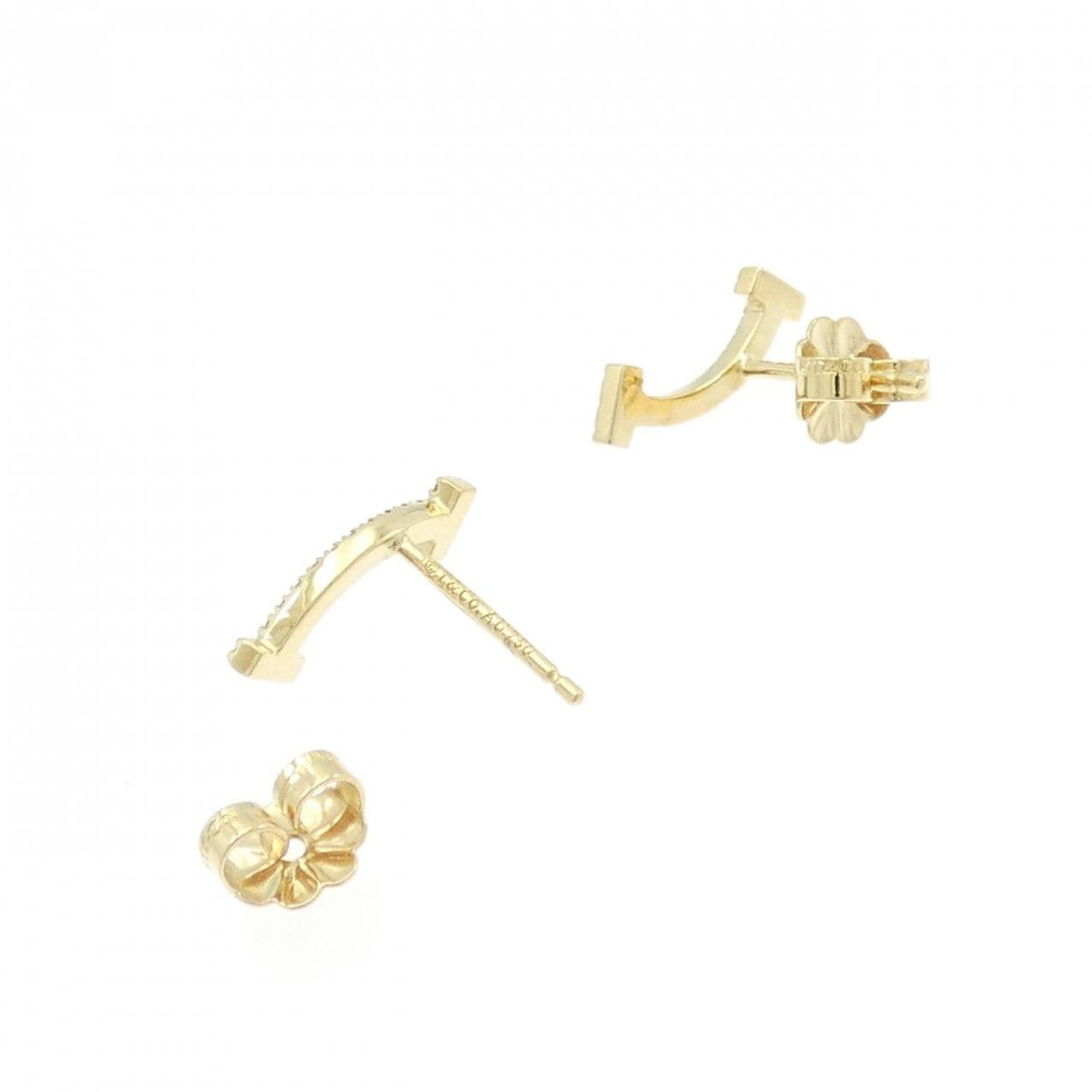 ティファニー Tスマイル ピアス