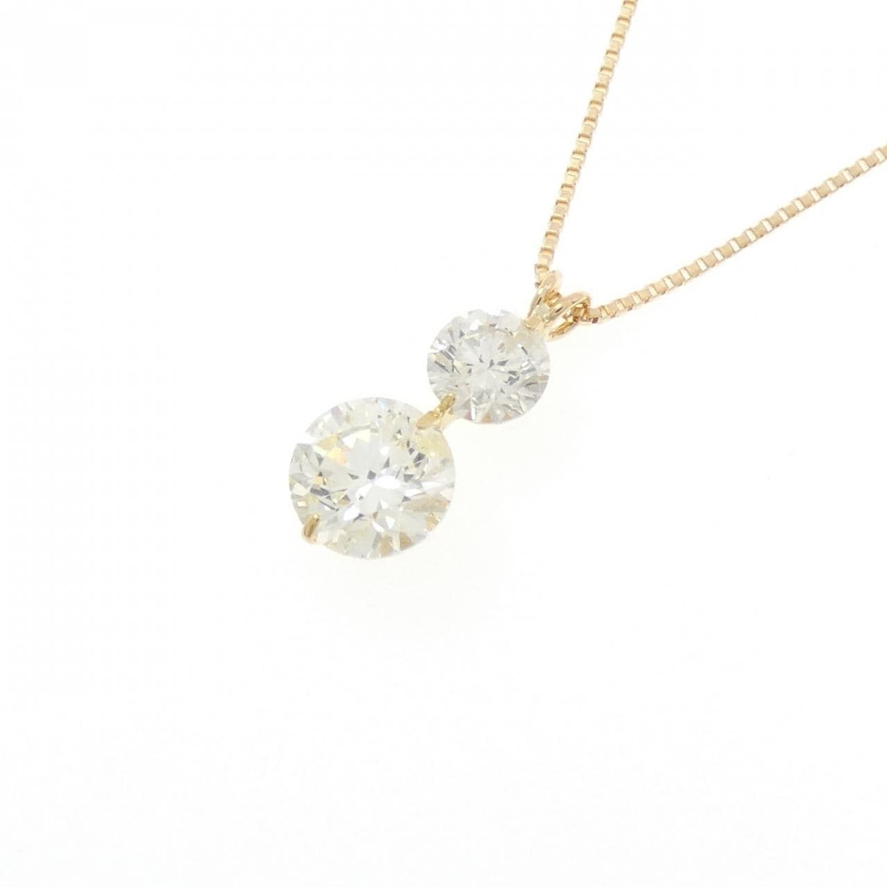 K18YG ダイヤモンド ネックレス 0.710CT