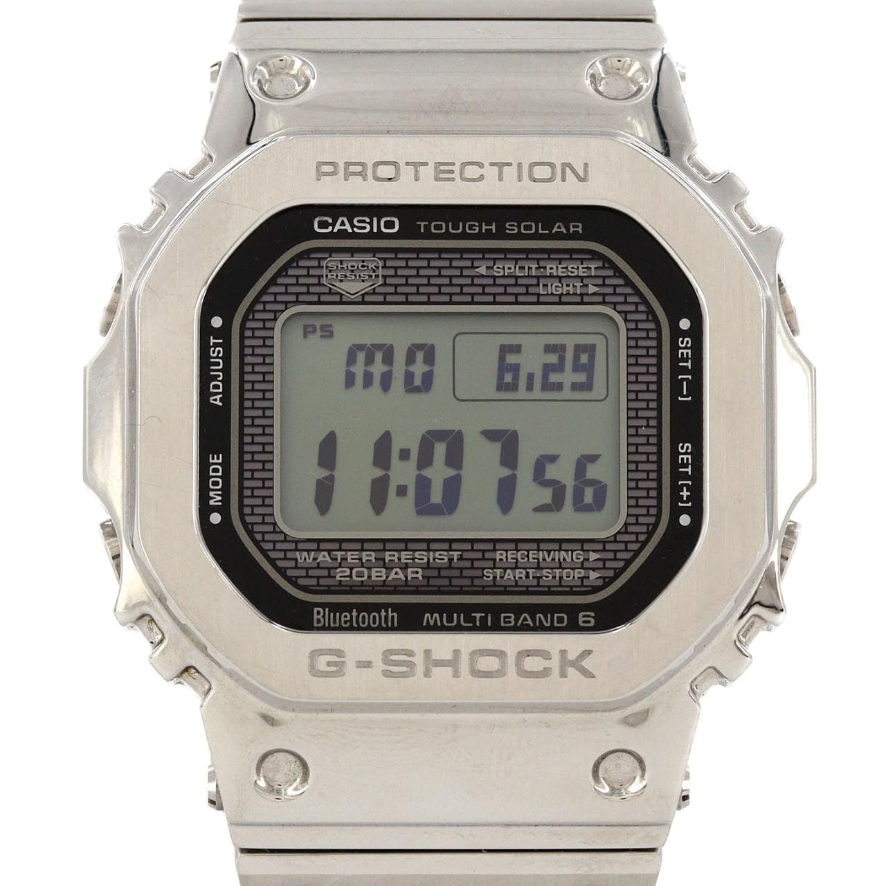 カシオ G-SHOCK 電波時計 GMW-B5000D-1JF SS ソーラークォーツ