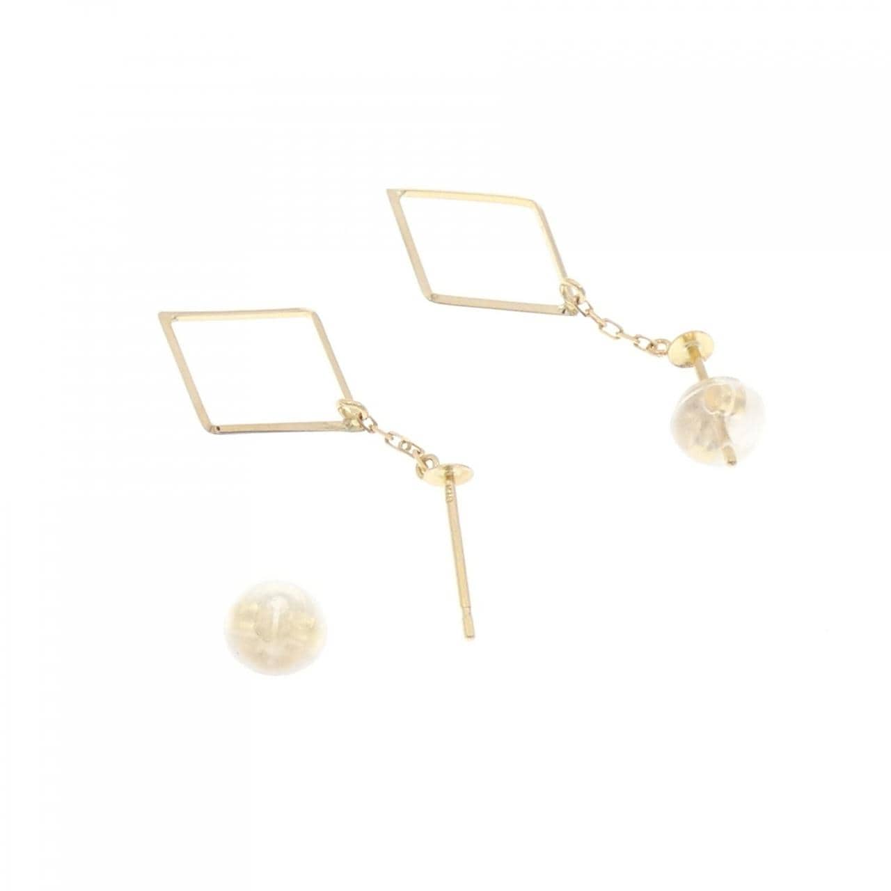 K18YG earrings