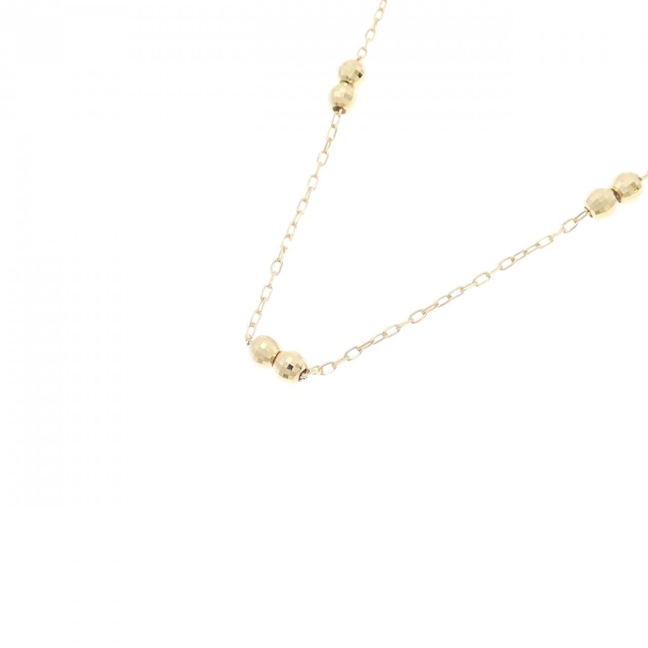 K18YG necklace