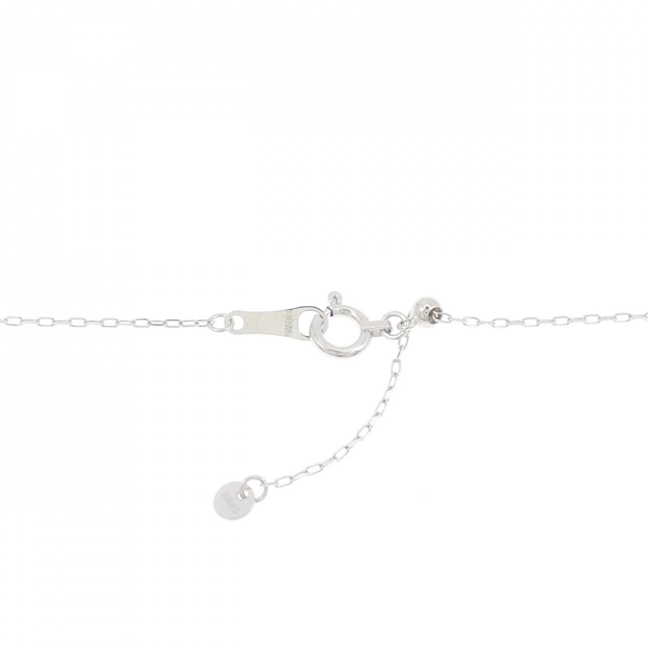 K18WG ダイヤモンド ネックレス 0.30CT