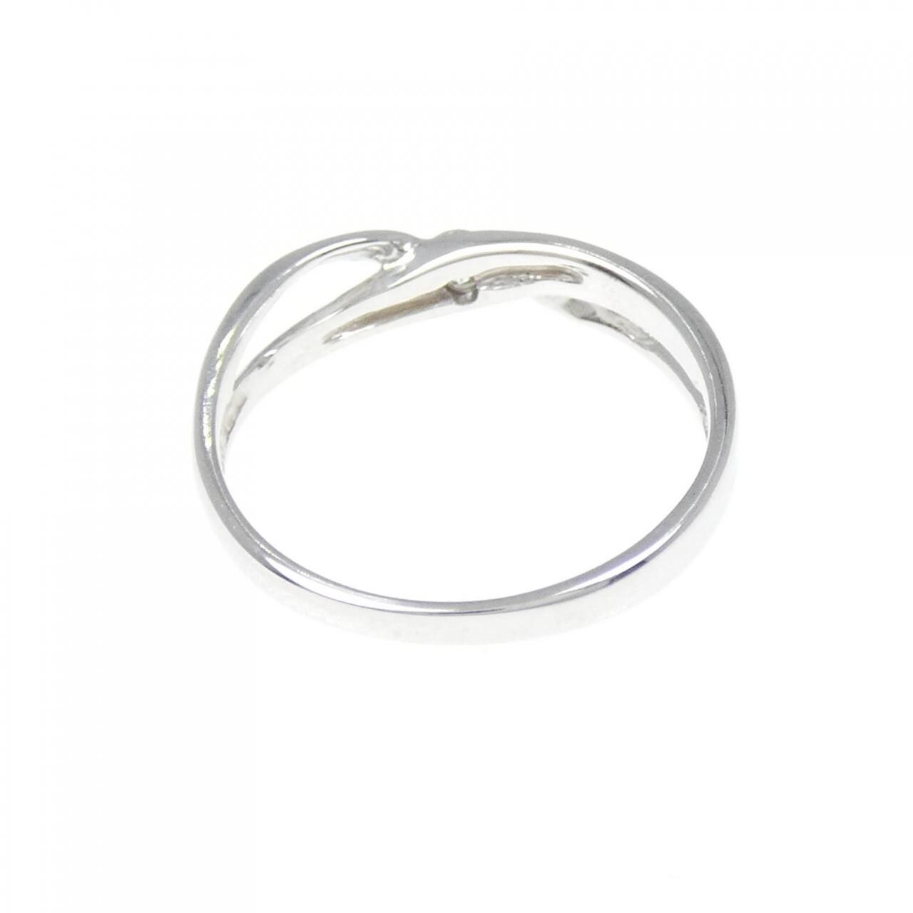 K18WG ダイヤモンド リング 0.08CT