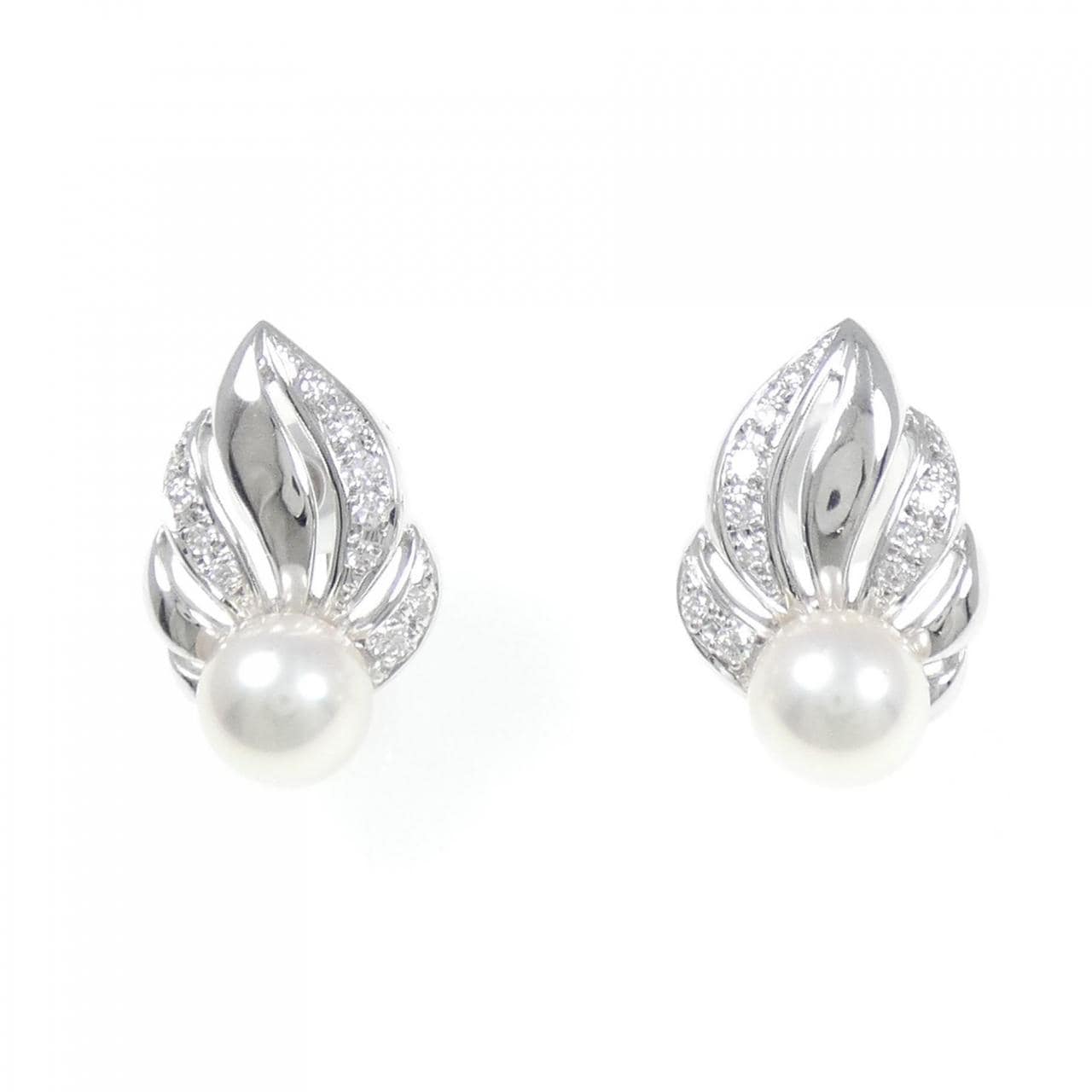 MIKIMOTO Akoya珍珠耳夹7.4 毫米