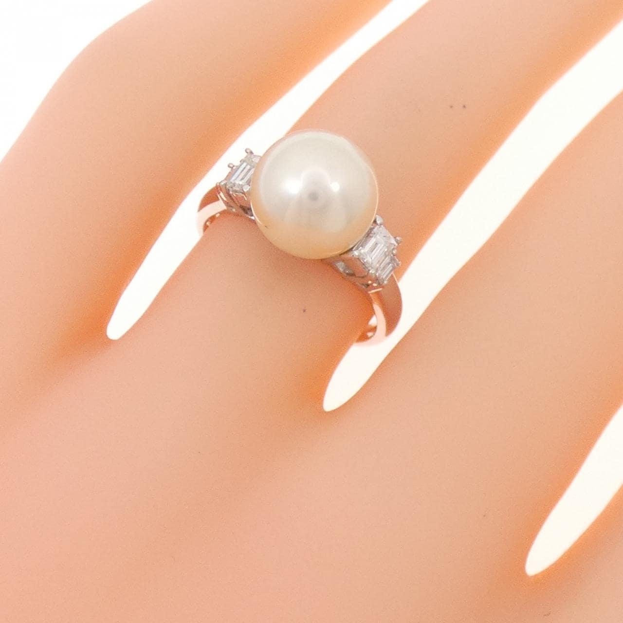 PT900 アコヤパール リング 8.8mm