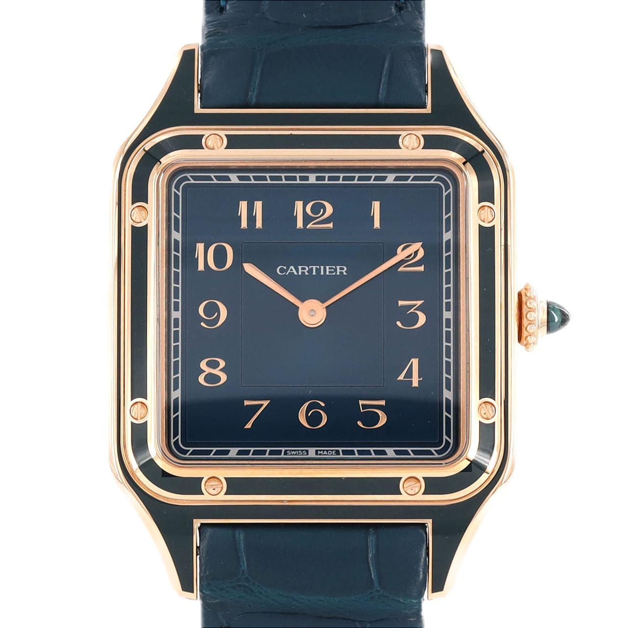 Cartier Santos Dumont LM PG WGSA0098 PG/RG手动上弦