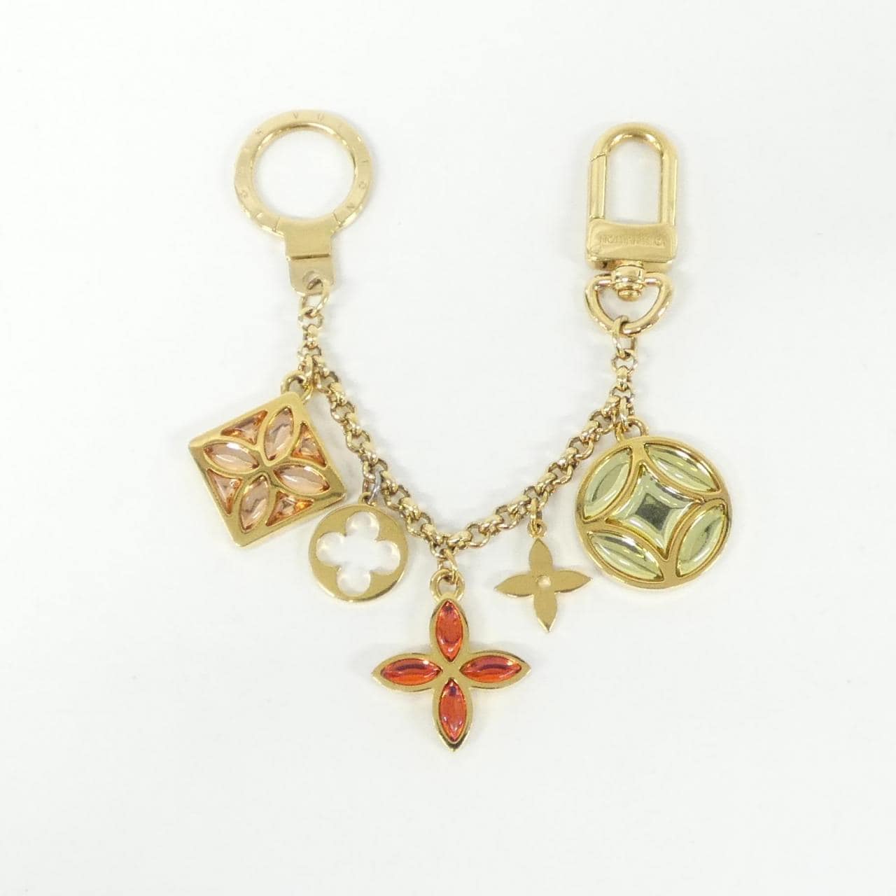 ルイヴィトン ポルト クレ シェンヌ アイスフラワー M66783 キーホルダー