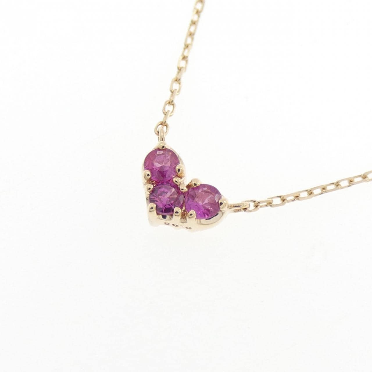 ポンテヴェキオ ルビー ネックレス 0.11CT