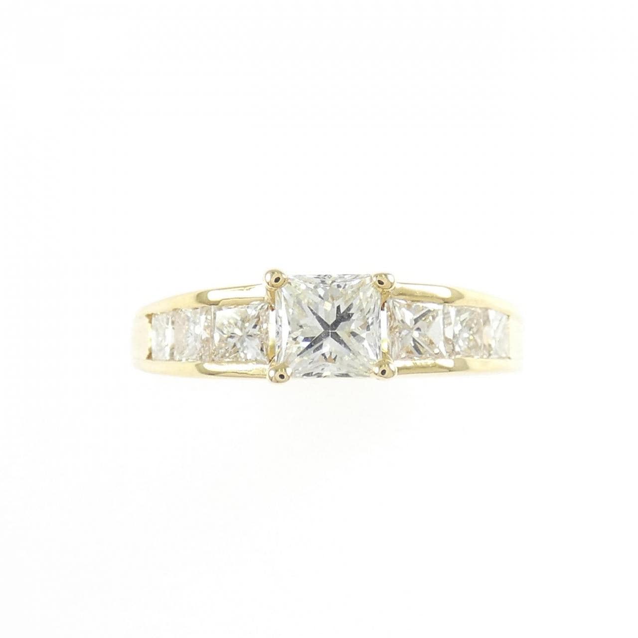 K18YG ダイヤモンド リング 1.24CT