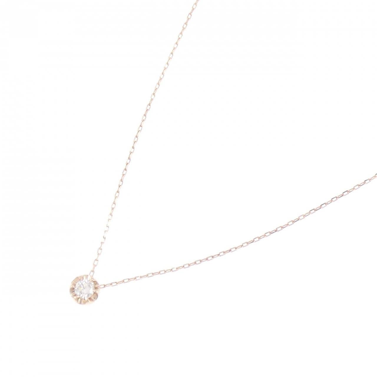 K10PG ダイヤモンド ネックレス 0.06CT
