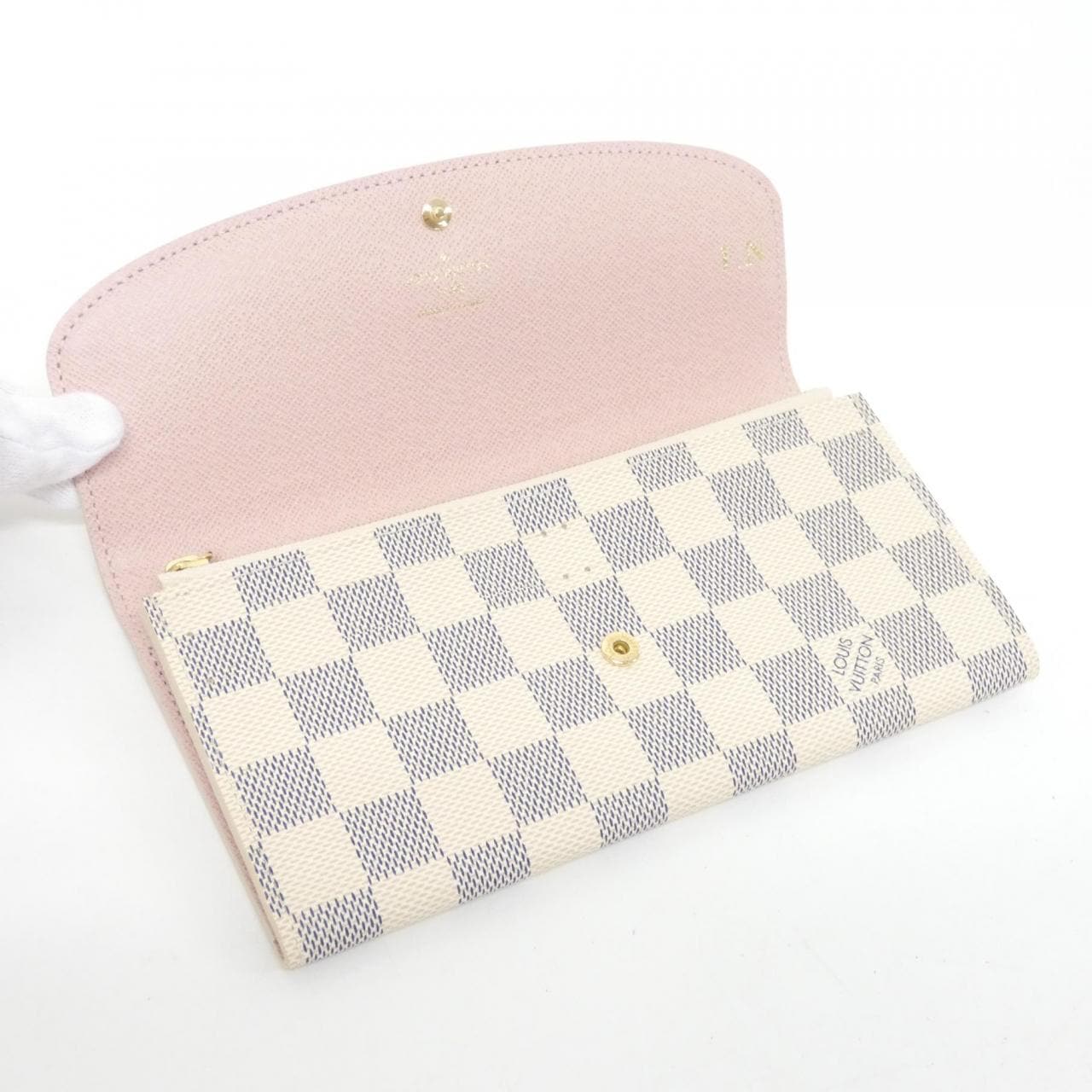 ルイヴィトン ダミエ アズール ポルトフォイユ エミリー N41625 財布