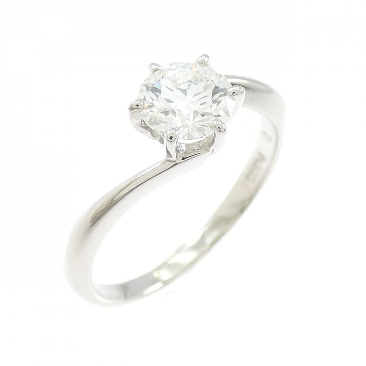 PT900 ダイヤモンド リング 0.650CT G VS1 VG