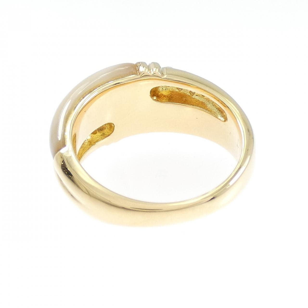 K18YG マザーオブパール リング