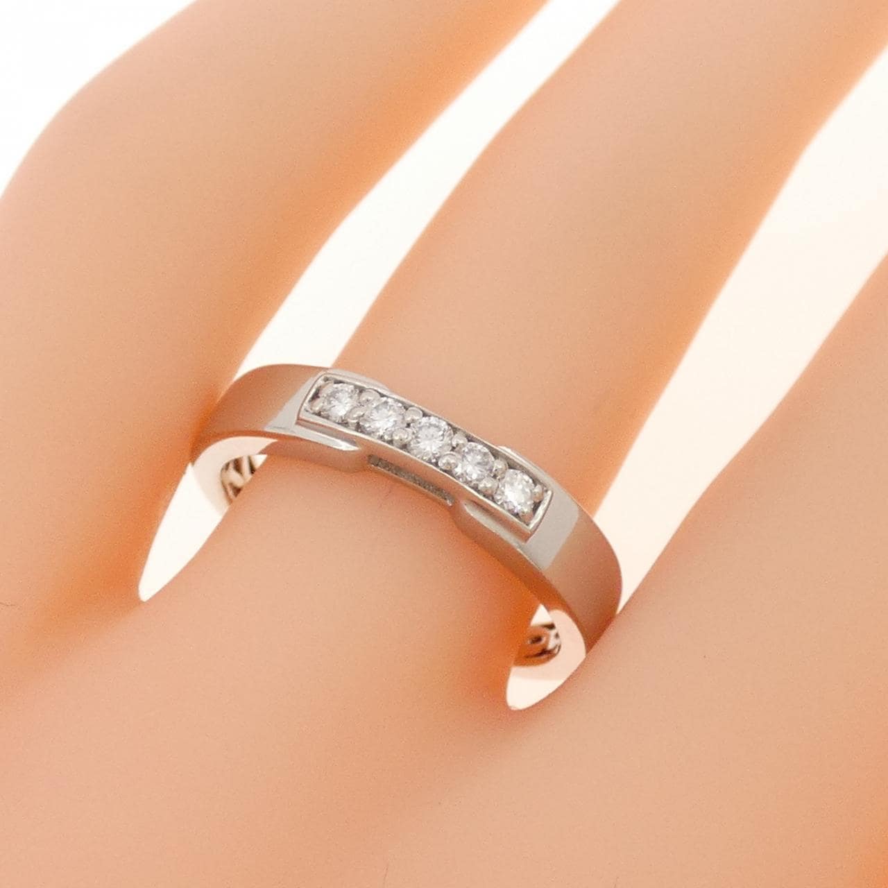 純PT ダイヤモンド リング 0.13CT