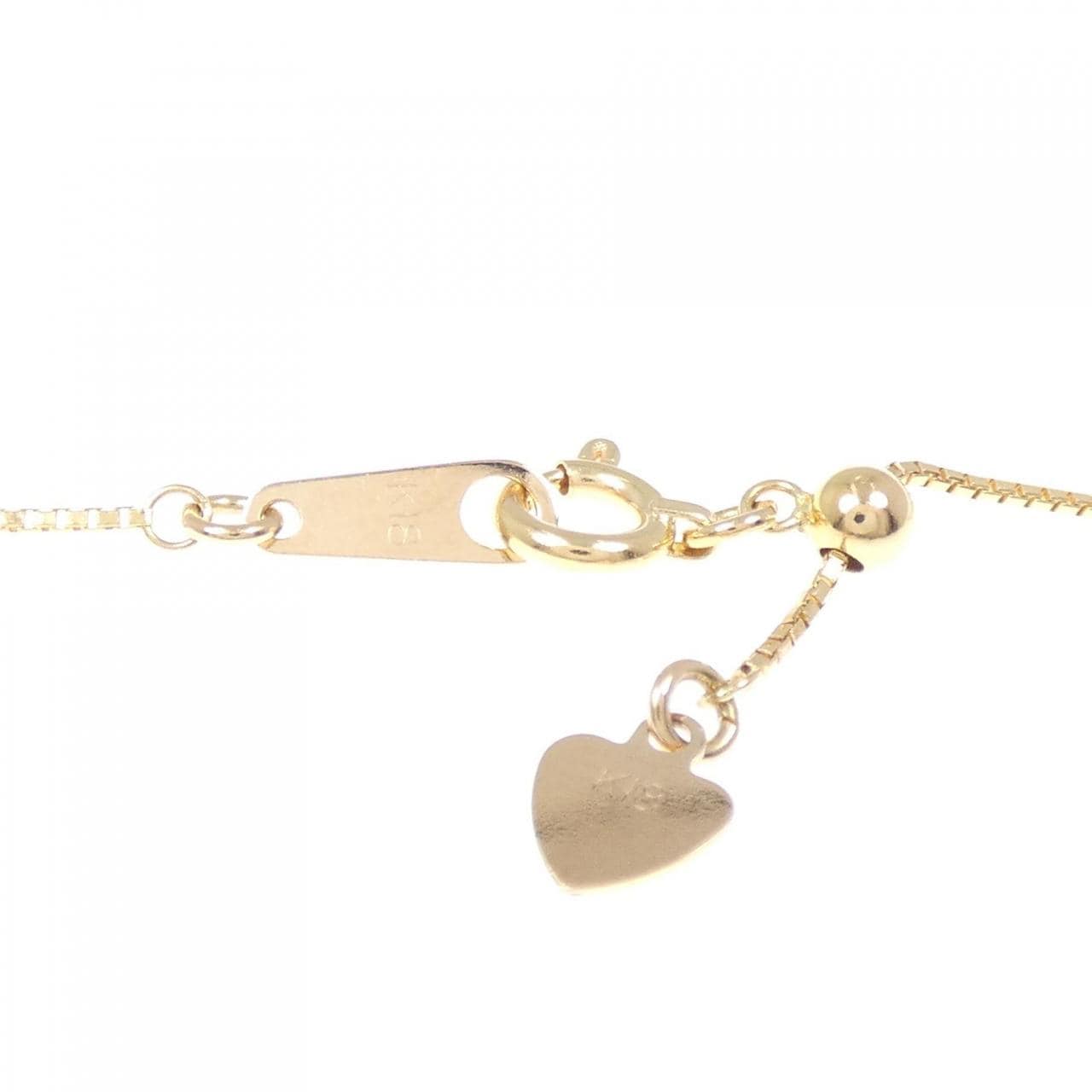 K18PG ダイヤモンド ネックレス 0.35CT