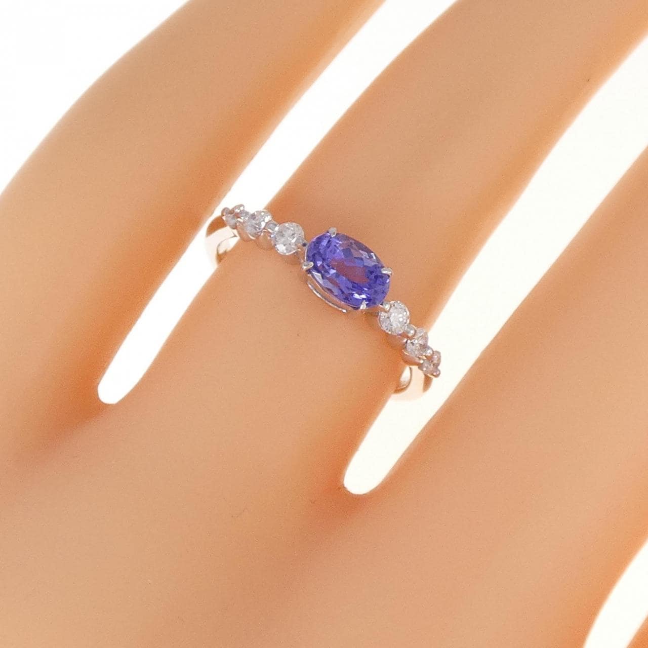 【新品】PT タンザナイト リング 0.60CT