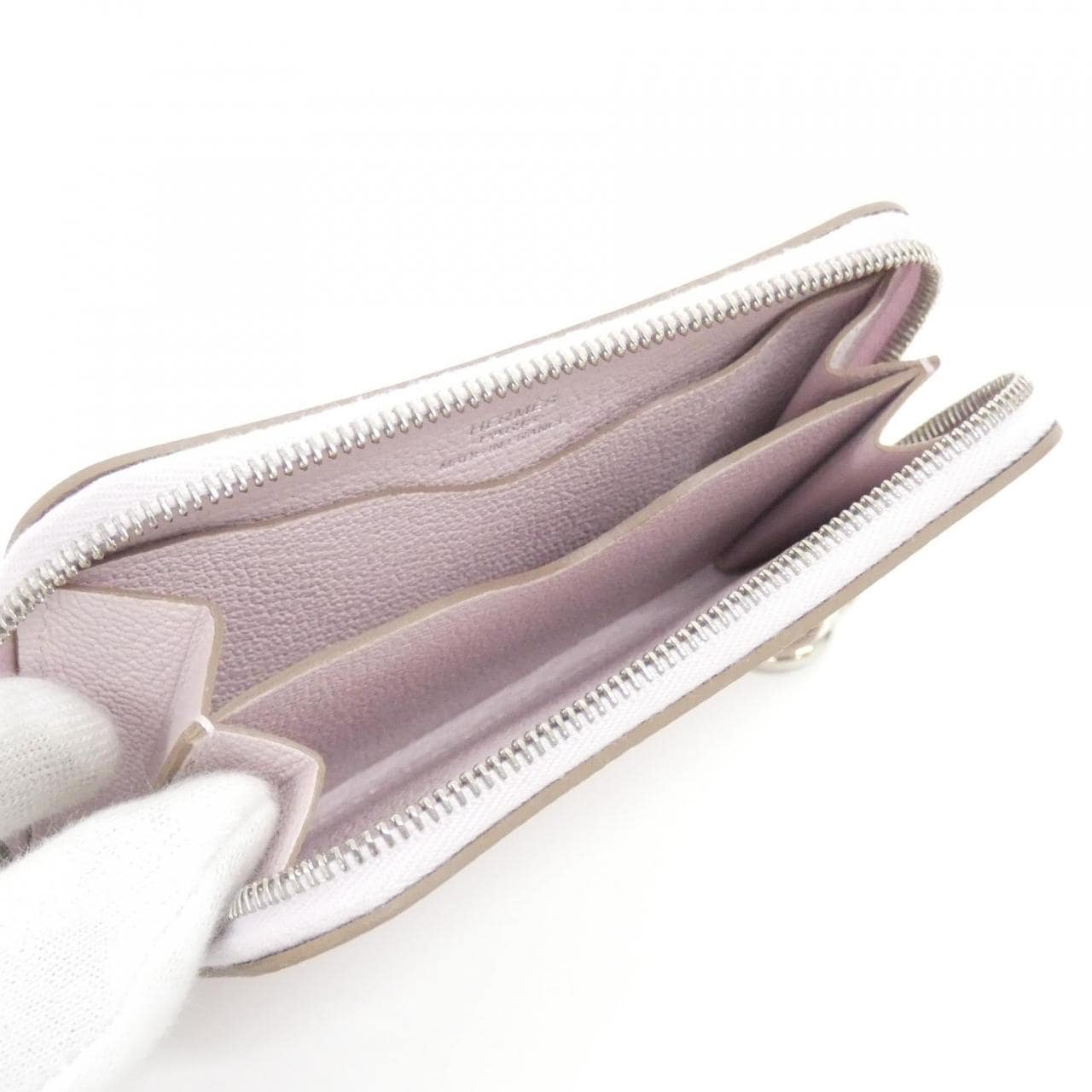 エルメス ジップアンゴー シェーヌ ダンクル 084208CK カードケース