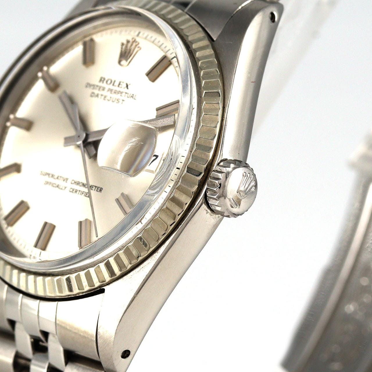 【ノーメンテナンス還元価格】ロレックス デイトジャスト“ワイドボーイ” 1601 SSxWG 自動巻 3番台