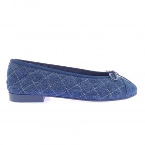 シャネル CHANEL バレリーナ G26250B23521 フラットシューズ
