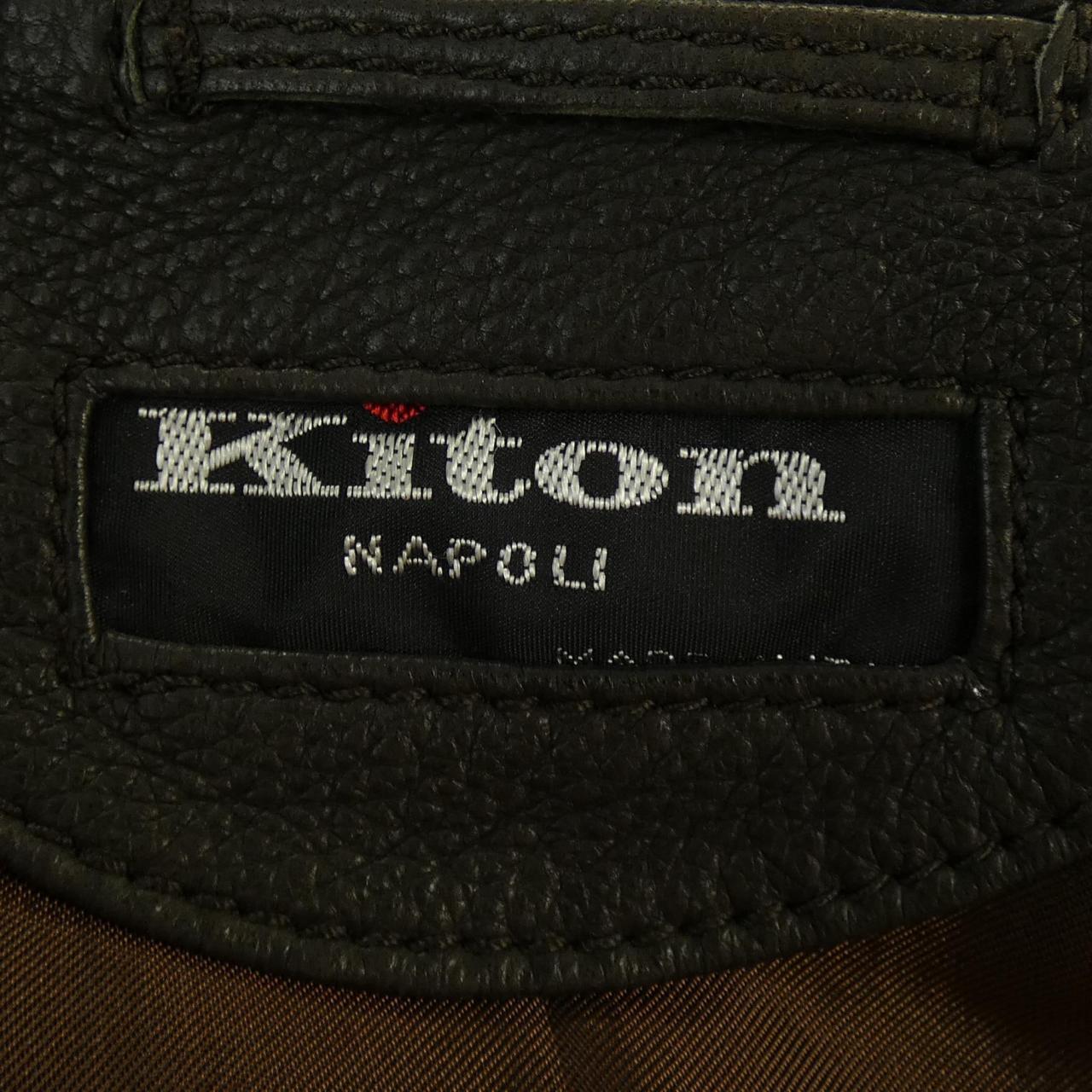 キートン KITON レザージャケット - テーラードジャケット