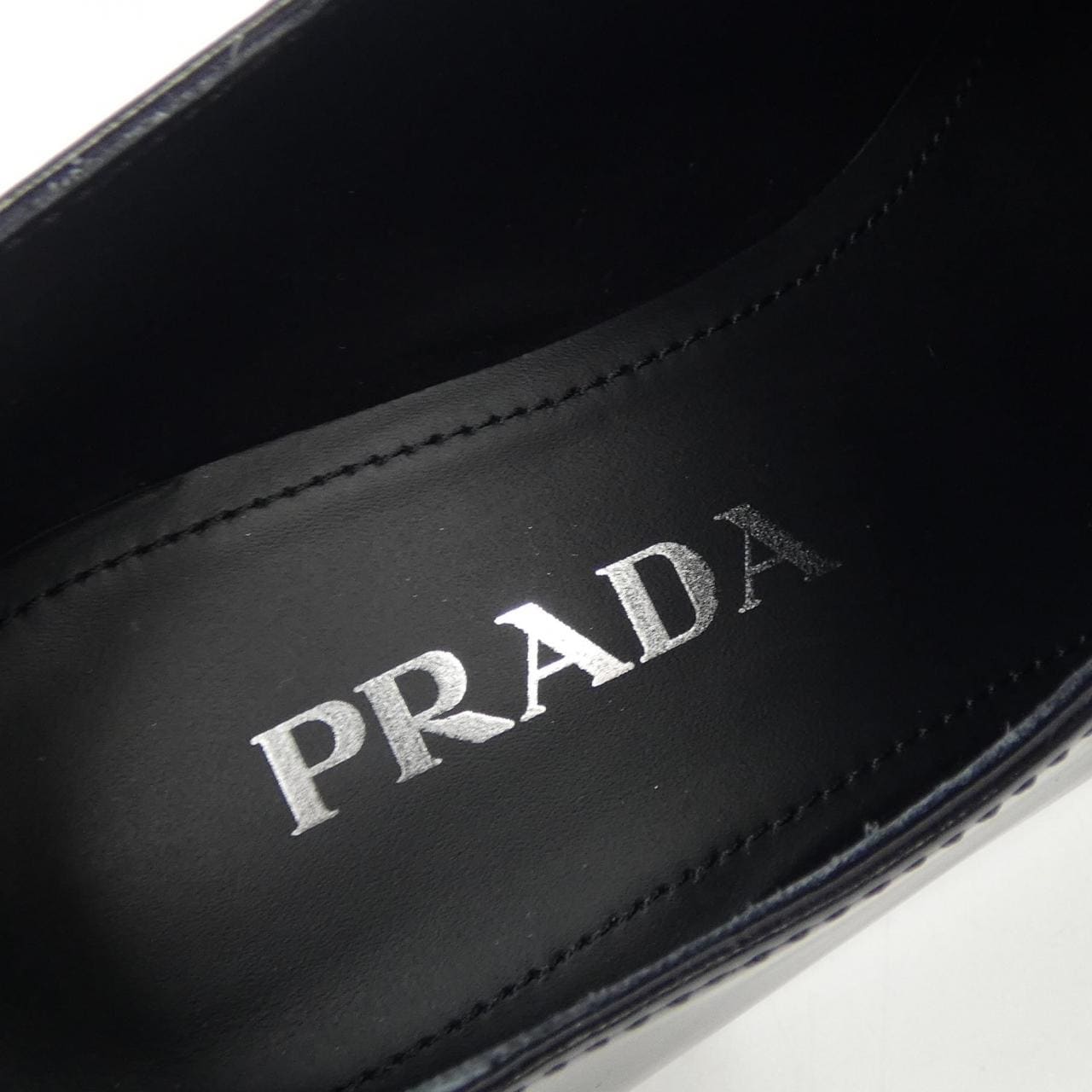 プラダ PRADA チョコレート ローファー トライアングルロゴ 1D246M シューズ