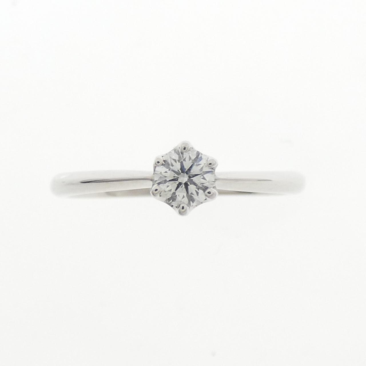 PT900 ソリティア ダイヤモンド リング 0.20CT