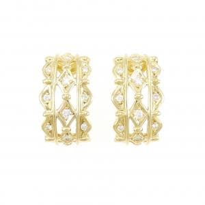 K18YG Diamond earrings 0.30CT
