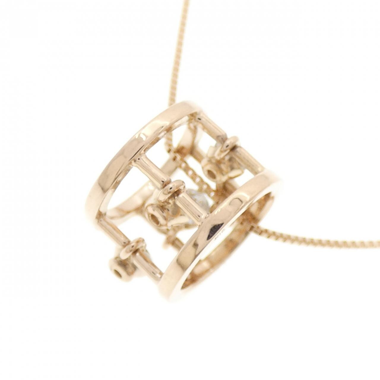 K18PG ダイヤモンド ネックレス 0.51CT