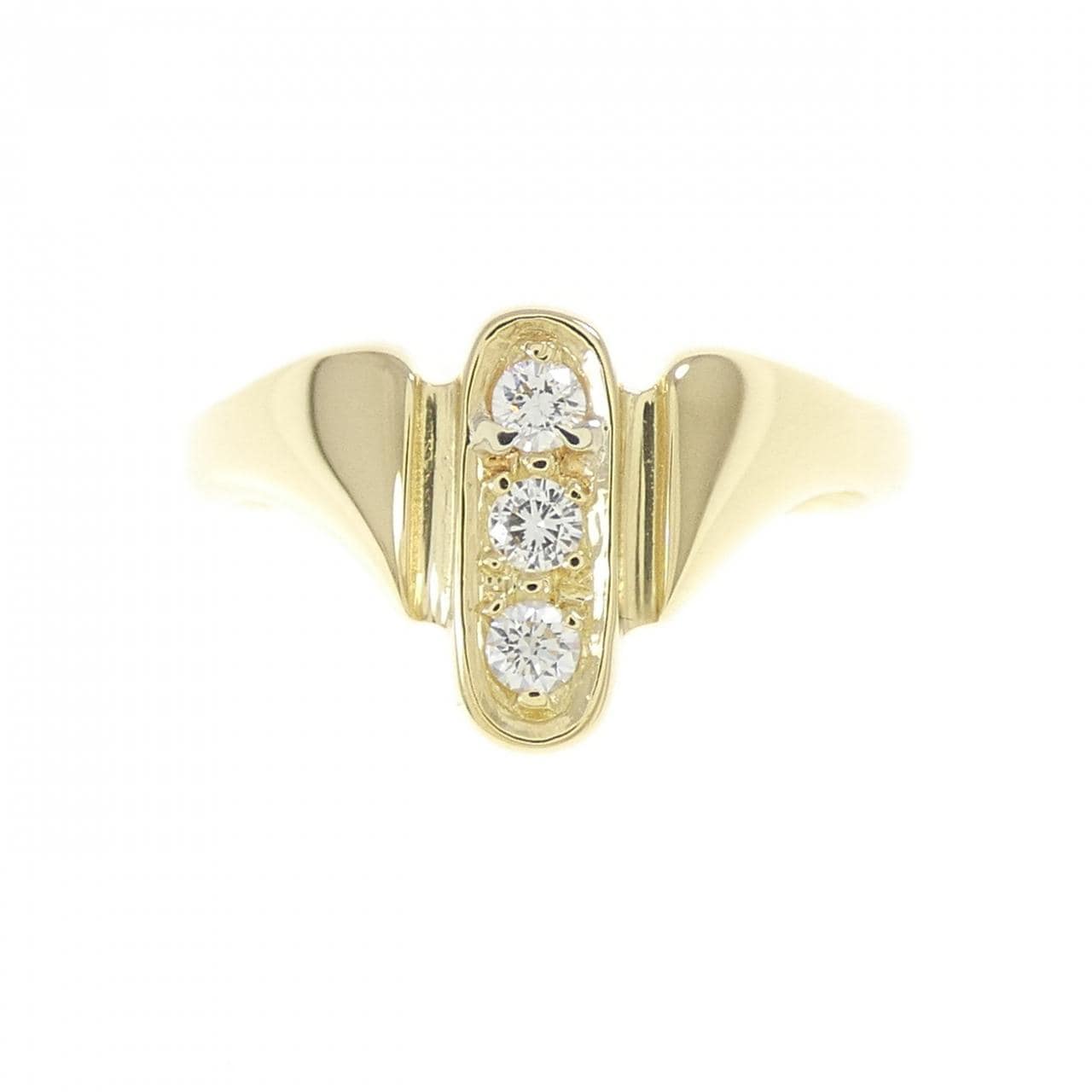 750YG ダイヤモンド リング