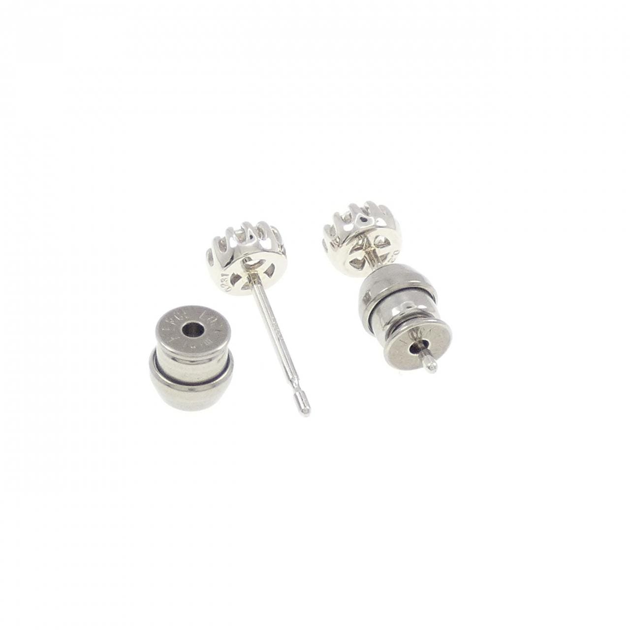 [Remake] PT/ST Diamond Earrings 0.224CT 0.231CT D VS1 VG