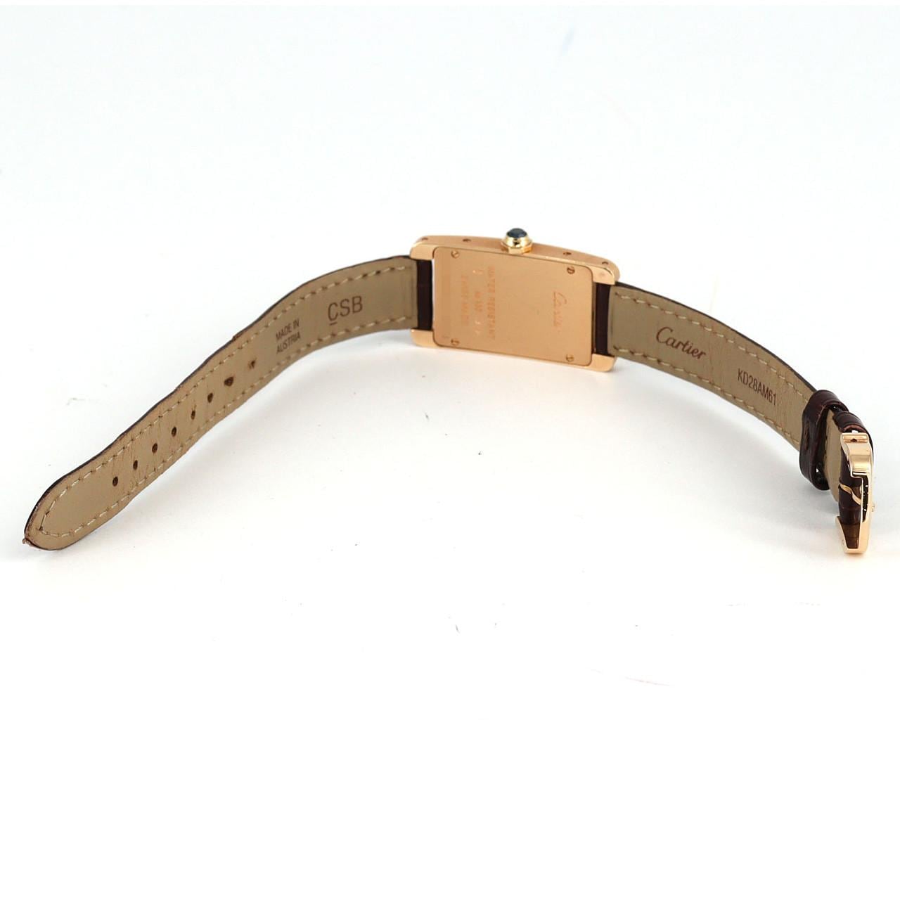 カルティエ タンクアメリカンSM PG W2607456 PG･RG クォーツ