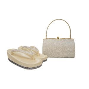 【新品】草履バッグセット　２３．５ｃｍ