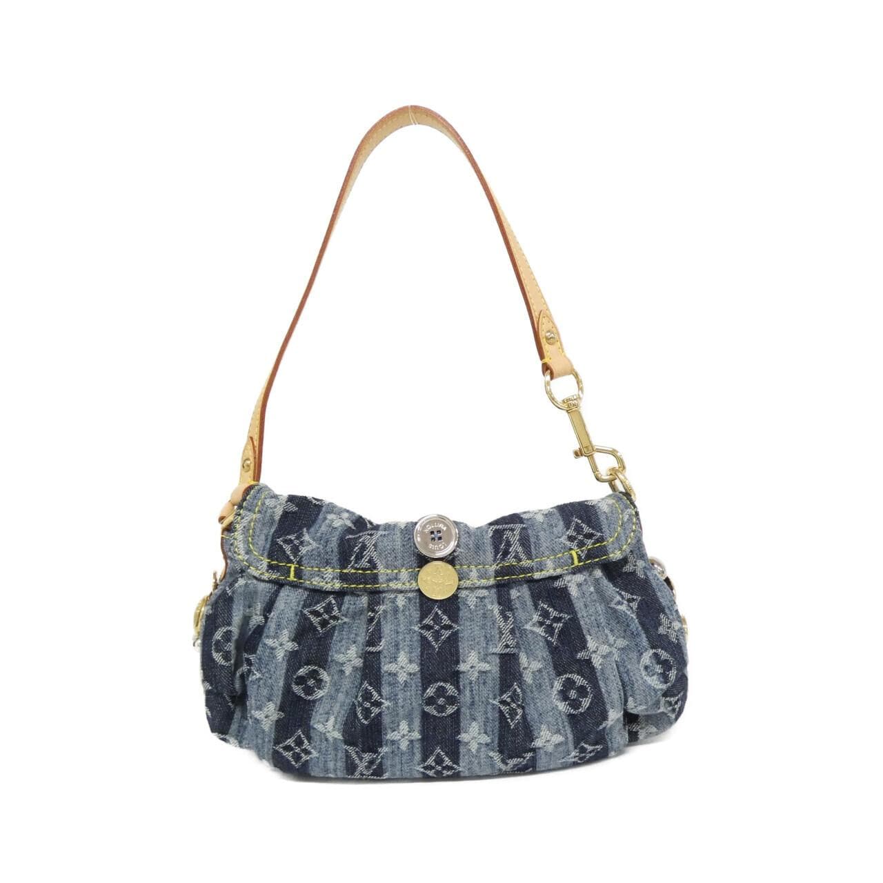 ルイヴィトン モノグラム デニム レイエ ミニ プリーティ レイエ カスタマサイズ M95332 ショルダーバッグ