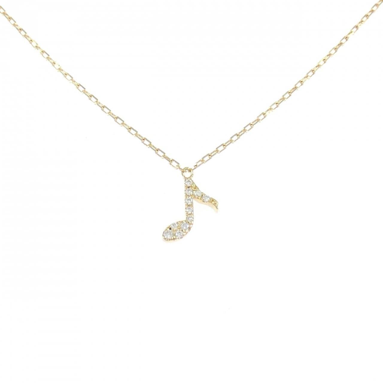 アーカー エイスノートパヴェ ネックレス 0.03CT