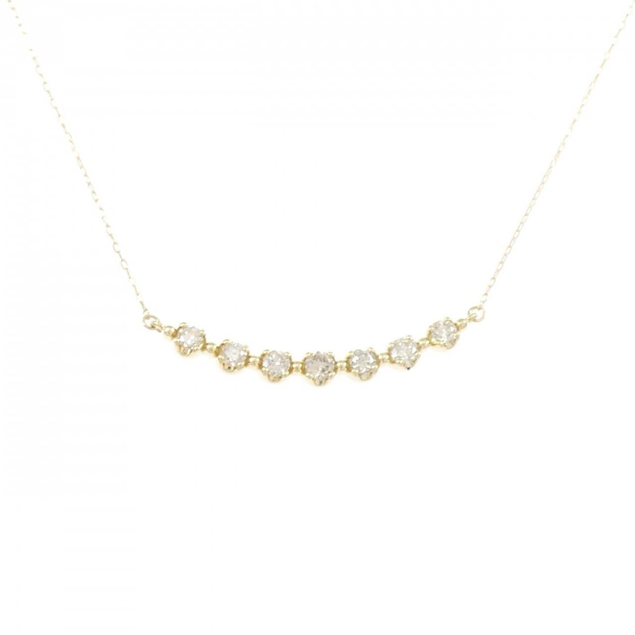 K18YG ダイヤモンド ネックレス 0.30CT