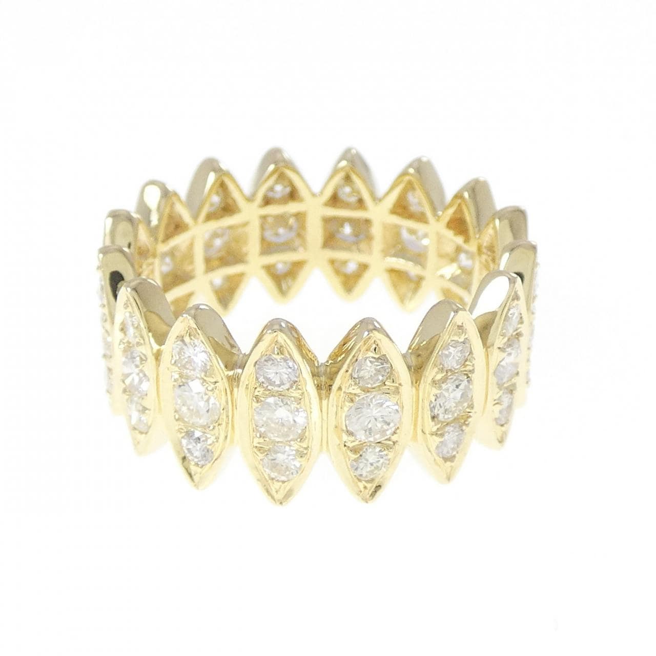 K18YG ダイヤモンド リング