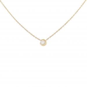 スタージュエリー ムーンセッティング ネックレス 0.10CT