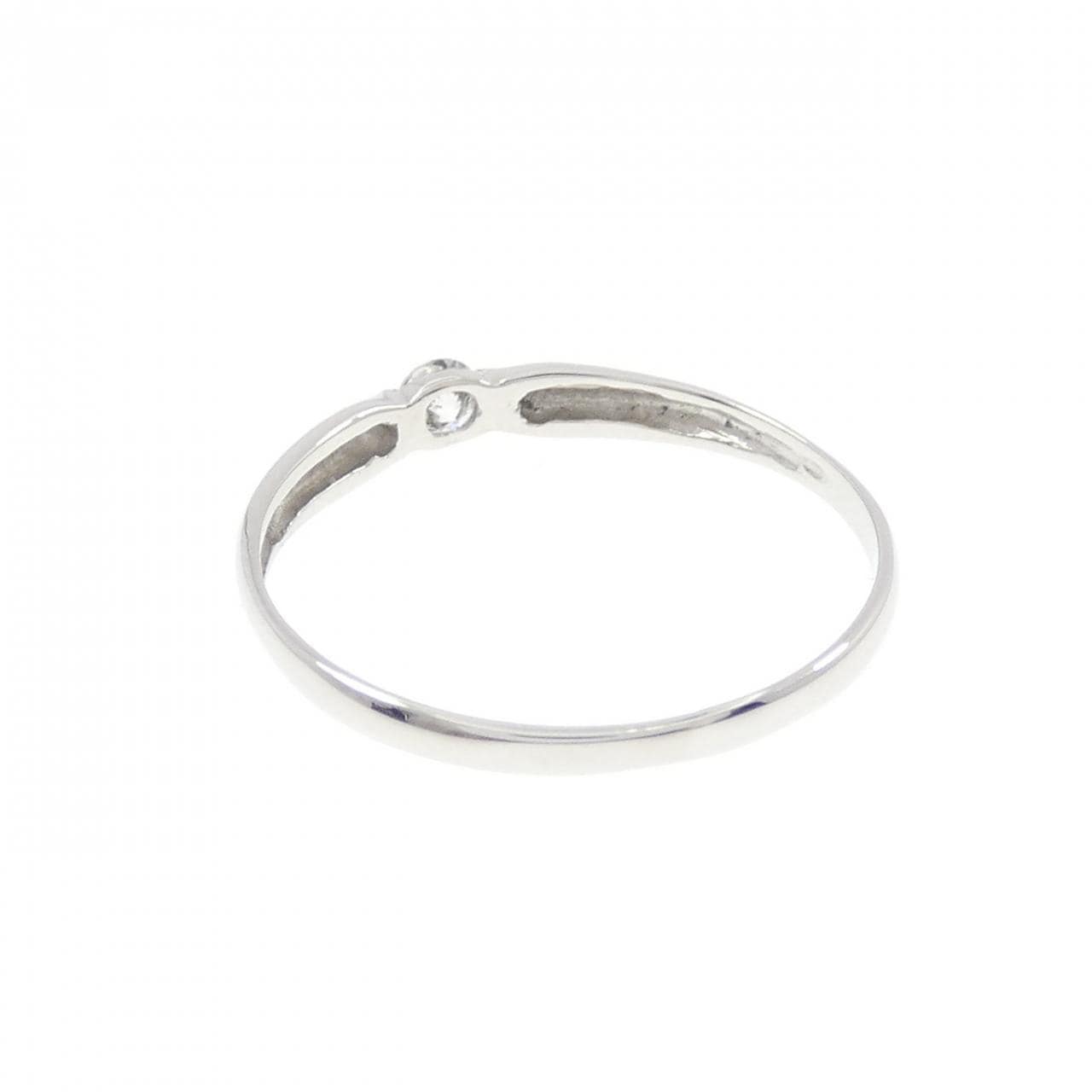 PT900 ソリティア ダイヤモンド リング 0.08CT
