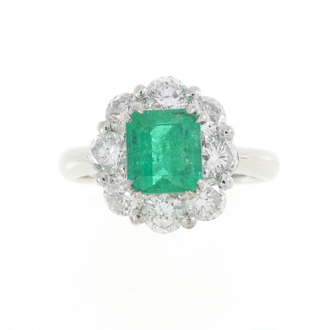 PT900 エメラルド リング 0.77CT