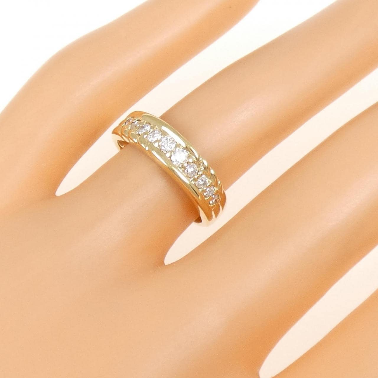 K18YG ダイヤモンド リング 0.30CT